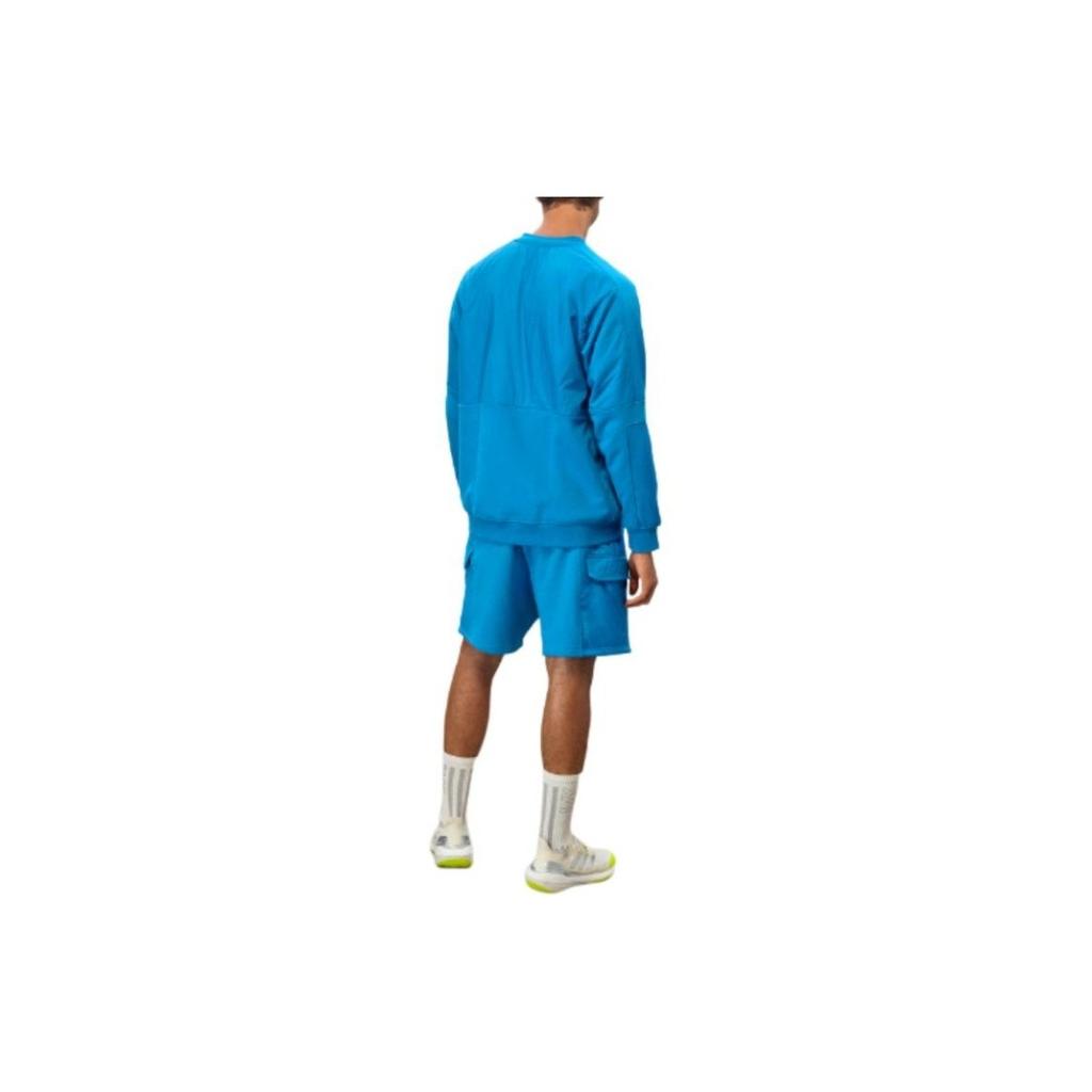 adidas Felpa unisex girocollo a maniche lunghe, collaborazione X Ivy Park, blu