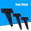 Shaped Paint Furniture Gate Accessory Garden Hinges Hardware Tee Hinge Black Iron Cabinet Shed