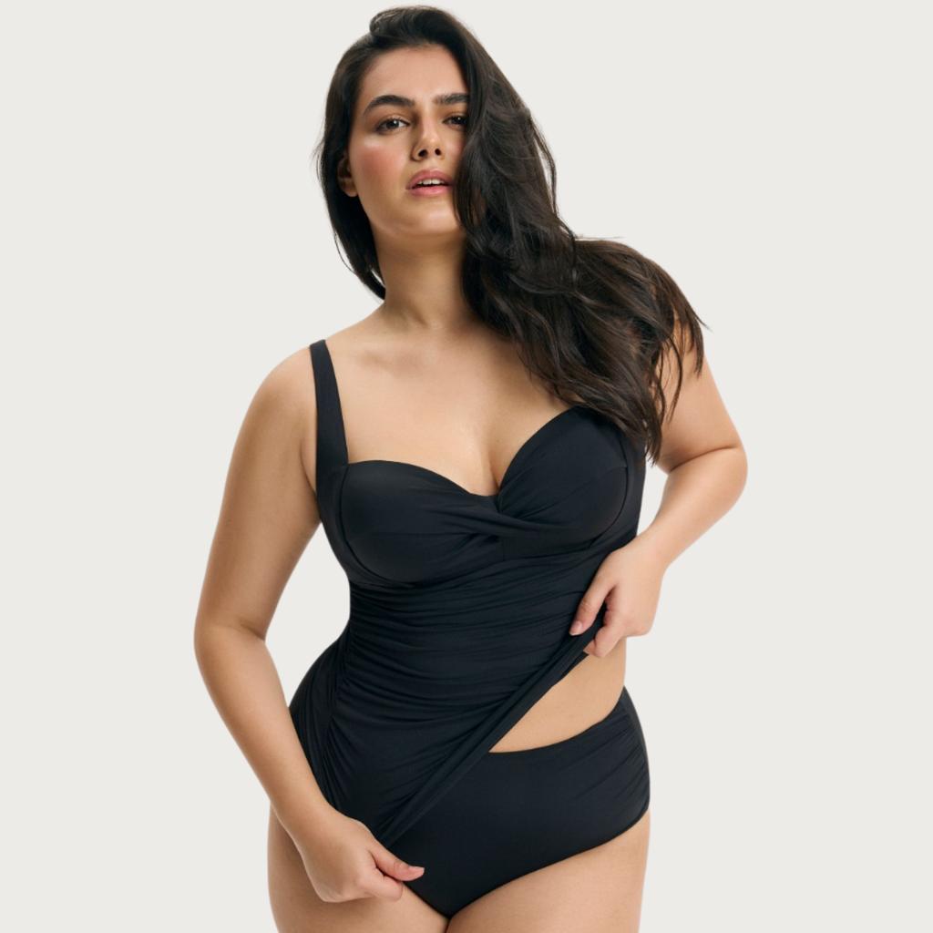 Esotiq Padded Tankini Bikini Top For Larger Busts