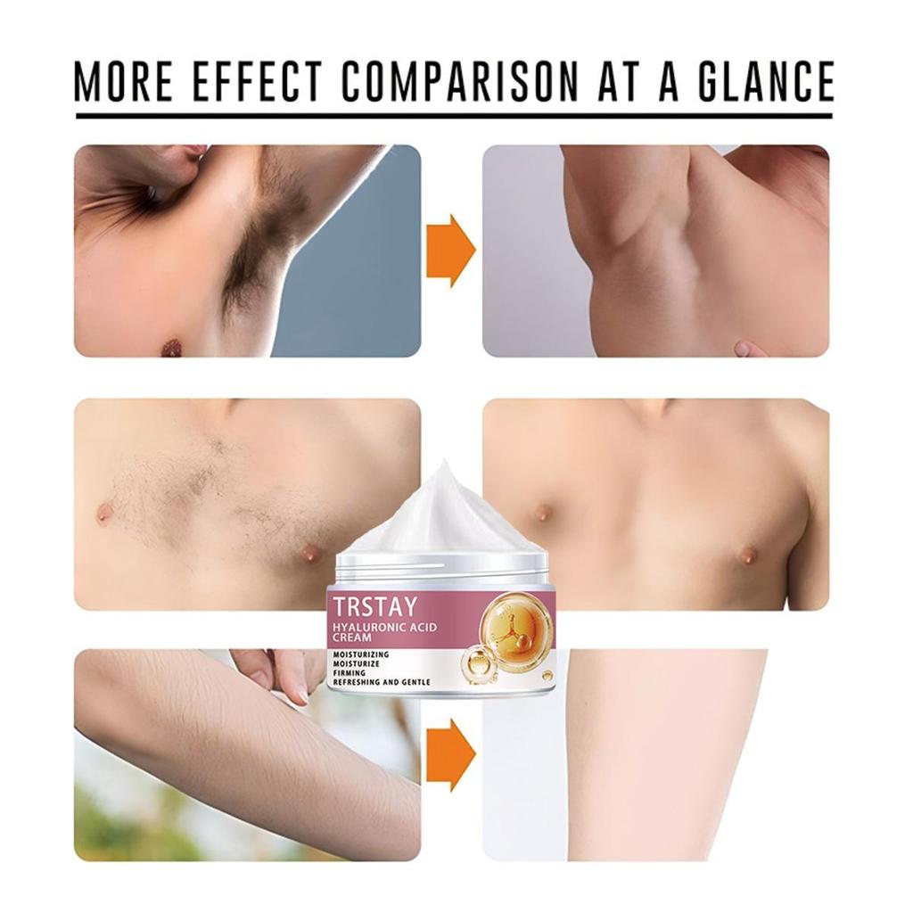 Κρέμα αποτρίχωσης, αναπληρώνει την υγρασία, ανακουφίζει από την ξηρότητα, προστατεύει τη φθορά του δέρματος, εξισορροπεί το νερό και τη λιπαρότητα και κάνει το δέρμα λεπτό και λείο