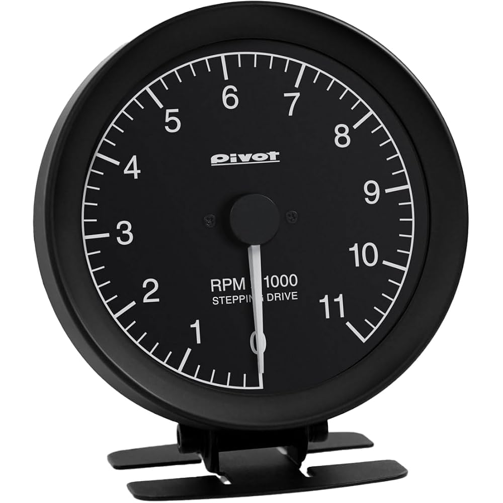 PIVOT GT Gauge-80 Tachometer White Automotive Instrument 80mm