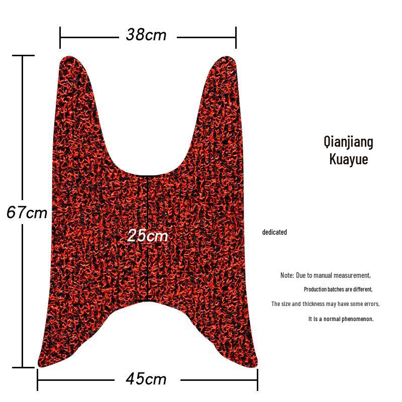 Anti-Slip Waterproof Foot Pad for Qianjiang Kuayue QJ125T-9E/9G Motorcycle