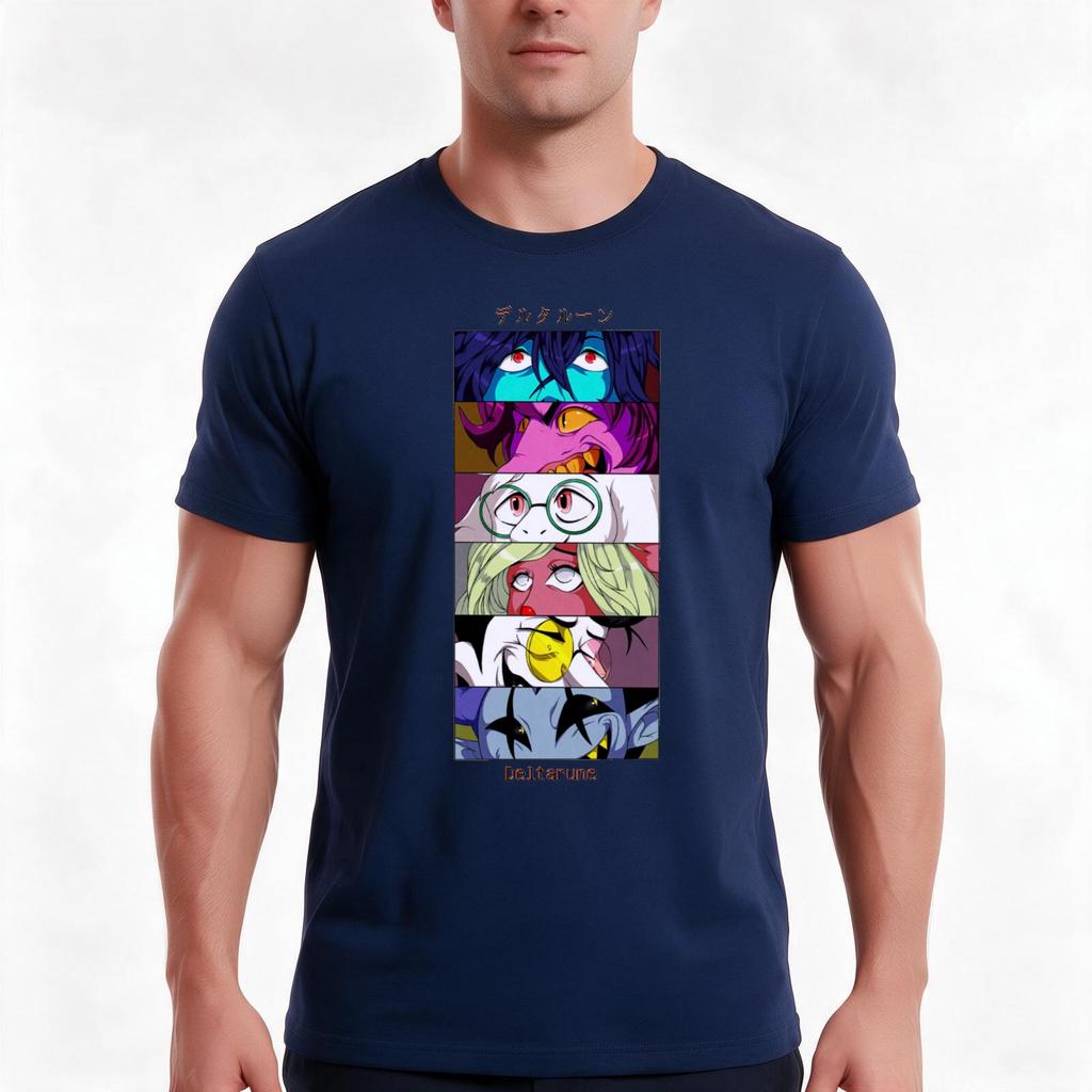 Eyes Of Deltarune Tshirt Summer Casual Cotton Tee Oversized Streetwear Tops Vintage Graphic Print Loose Fit Short Sleeve