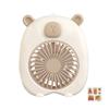 Solid Color Cute Capybara Fan Creative USB Mini Fan Simple Cartoon Handheld Fan  Camping