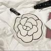 French Camellia Coral Fleece Hanging Hand Towel. Handkerchiefs and Towels In The Kitchen and Bathroom. Gifts From Friends