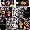 Pouzdro na telefon Samsung Galaxy S24 S23 iPhone 15 14 Xiaomi Redmi Note 13 12 11 8 10 9 Pro Max Plus X XR OPPO A15 Huawei Cute Pes Paw Cat Cover