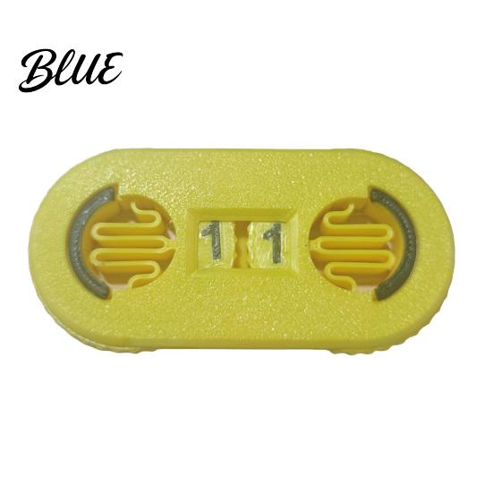 Practical Combination Lock Buckle Two-Digit 3D Digital Printed Life Counter with Elastic Health Storage Box Accessory Tracker Counter for