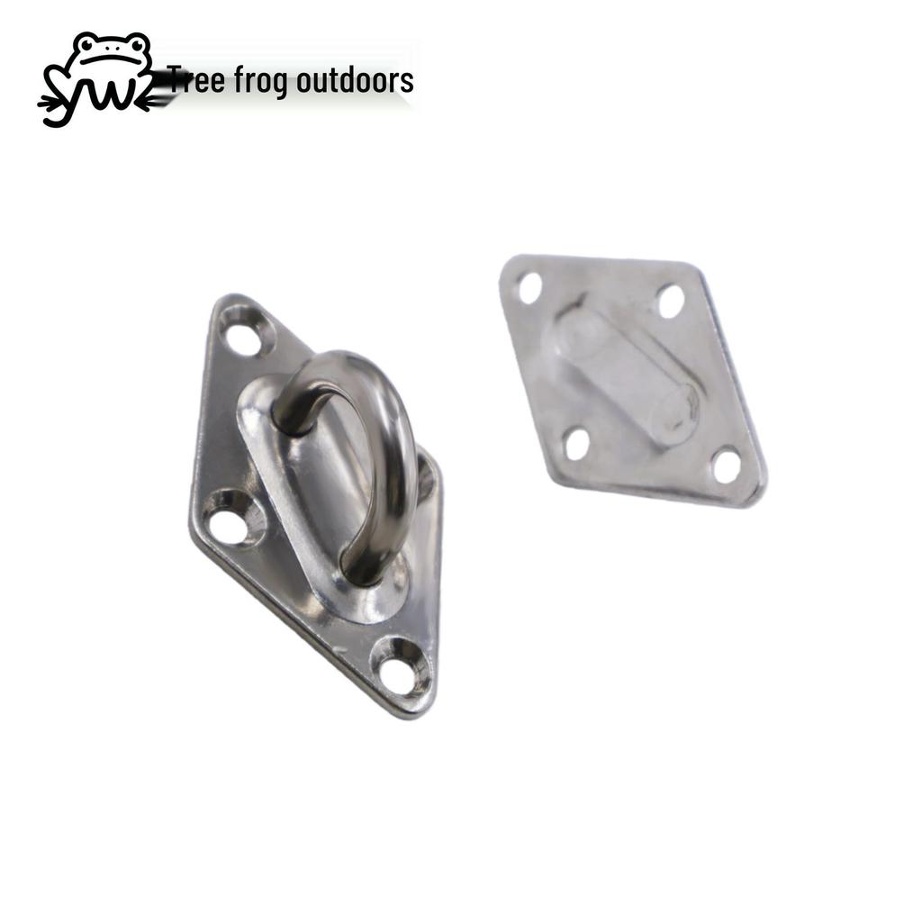 304 Stainless Steel Eye Plate Diamond Fixed Buckle for Sun Shade Sail & Boat Hardware Accessories