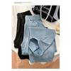 Women Vintage High Waist Slim Straight Leg Casual Pants