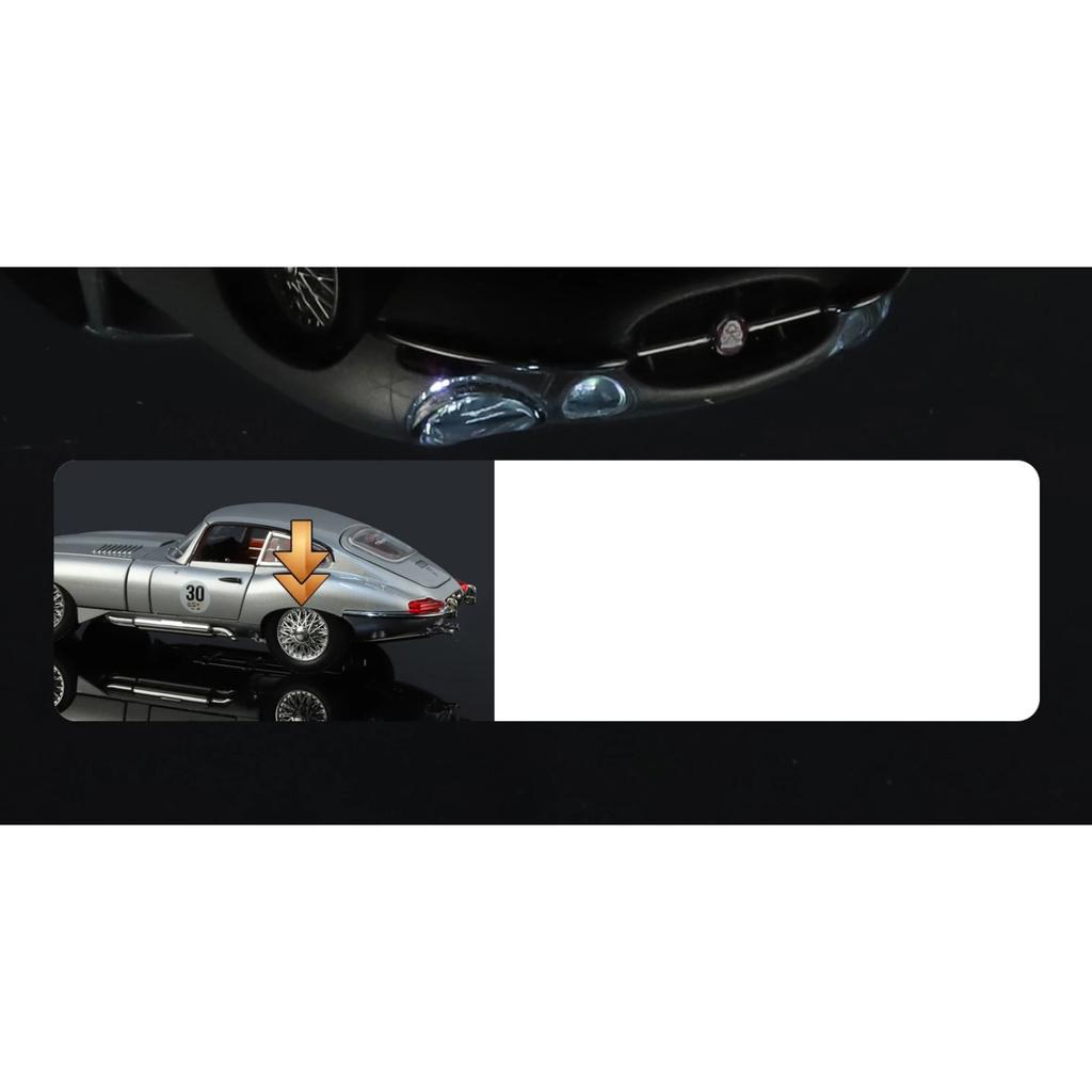 1/24 Jaguar E-Type High Simulation Scale Metal Model Car Great Home & Decoration Collectibles Boy's Birthday Gift Decoration Kid