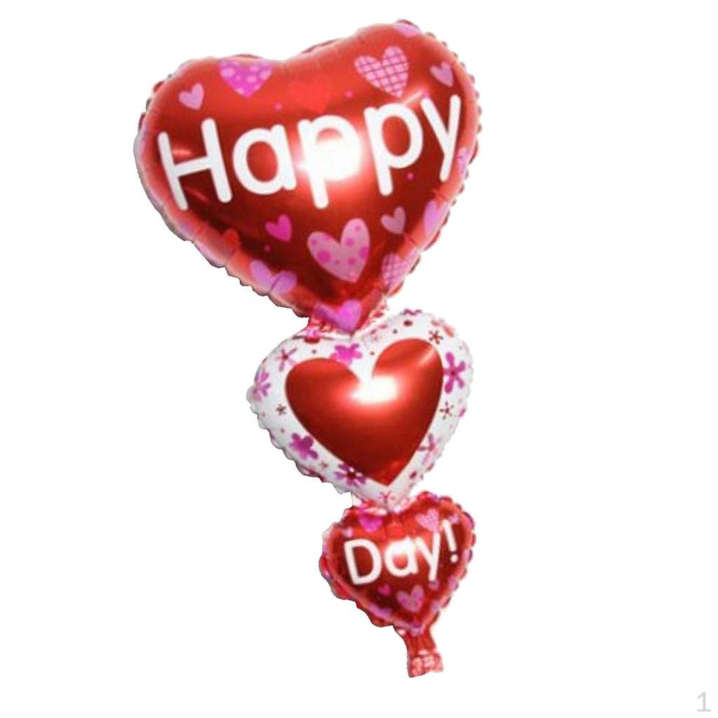

Heart Shaped Aluminum Balloon Wedding Birthday Decoration