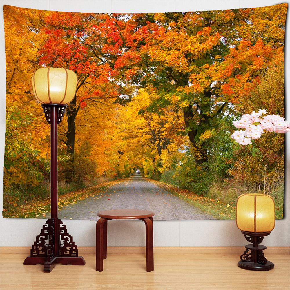 Schöne moderne Landschaft Ölgemälde Wandteppich hängen psychedelische Kunst Boho ästhetischen Raum TV Hintergrund Dekor