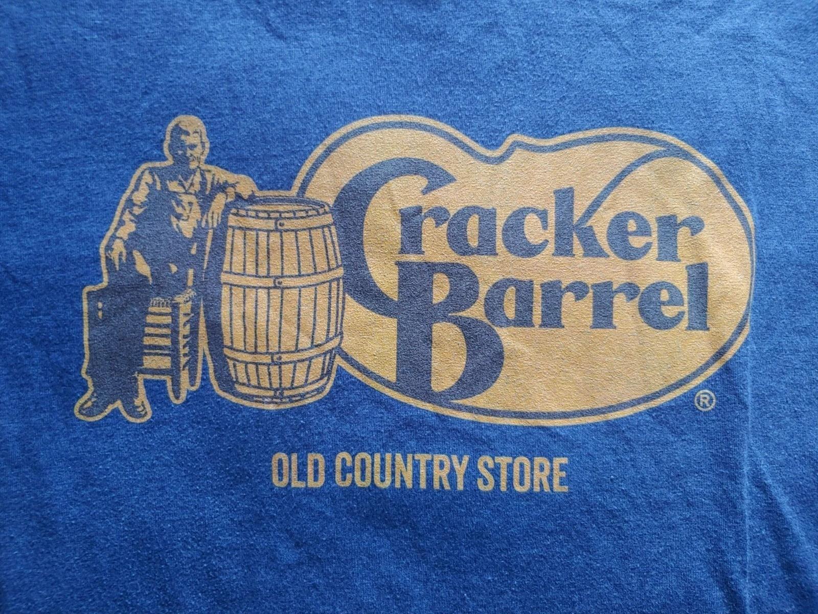 Cracker Barrel Navy Color T-shirt Unisex Tee All Size MI893 L