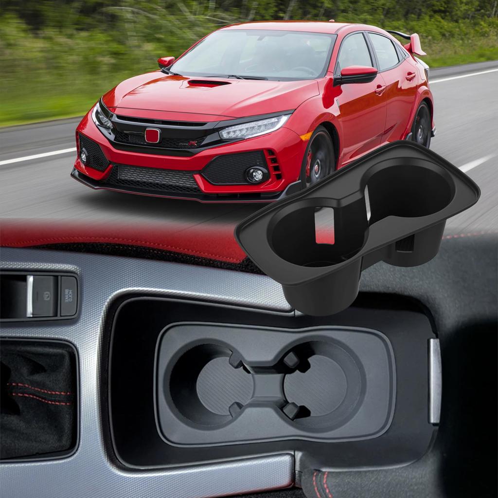 For Civic Type R Fl5 Center Console Silicone Cup Cover Dling Holder Rear