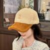 Autumn and Winter Warm Baseball Cap Fashionable Women Street Pat Cap