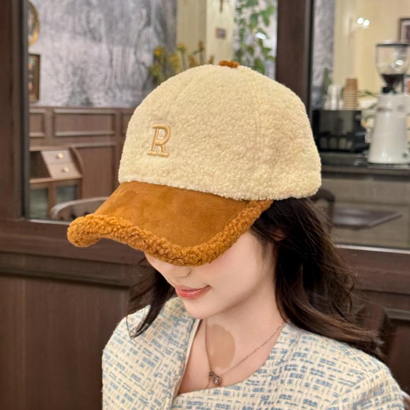 Autumn and Winter Warm Baseball Cap Fashionable Women Street Pat Cap