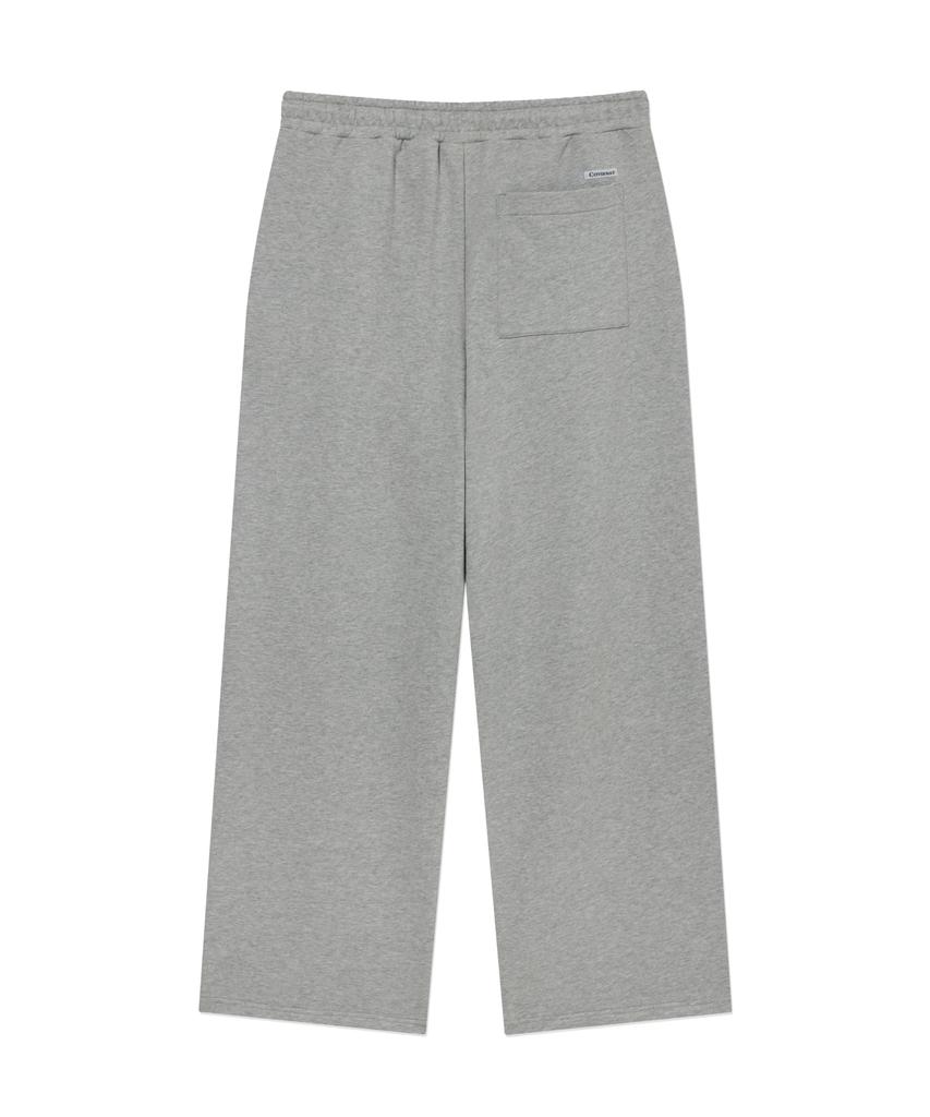 COVERNAT Signature Symbol Wide Sweatpants Melange Gray