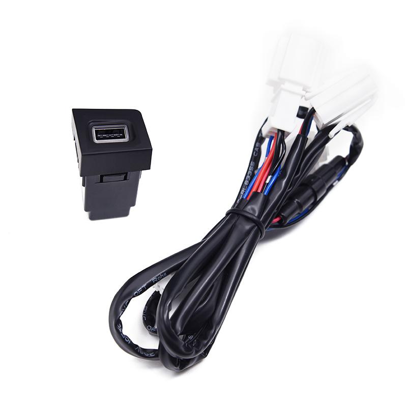 18W QC3.0 USB Car Charger Socket Fast Charger Adapter For VW CC Magotan B6