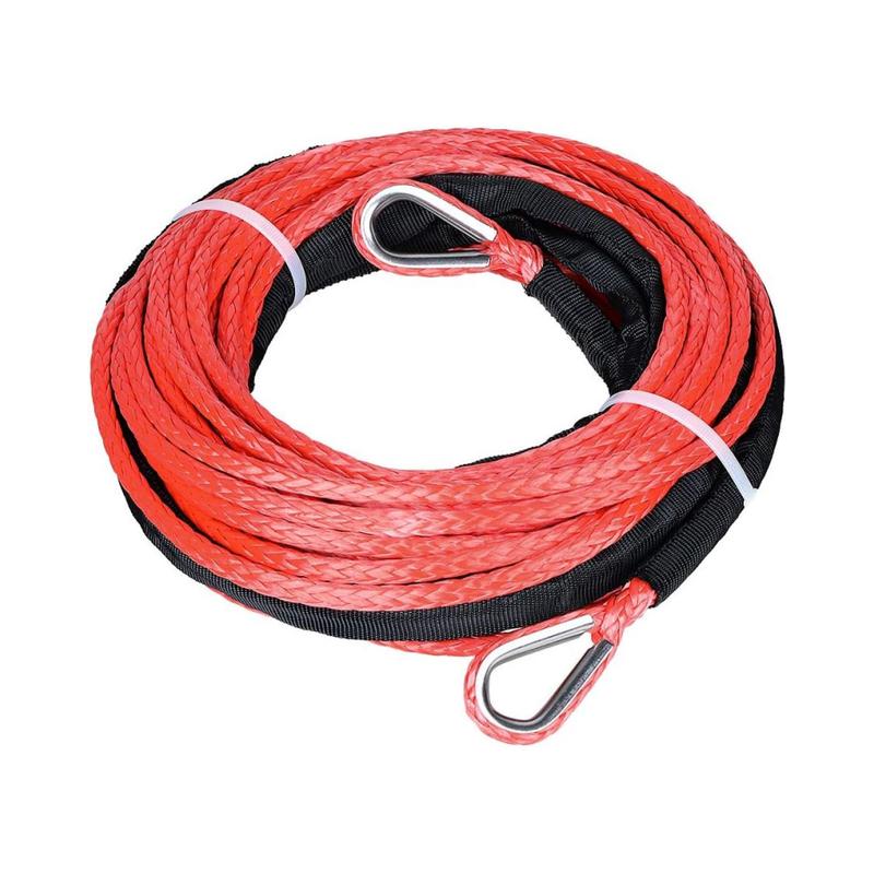 6mm*30m Synthetic Winch Rope Extension Rock Guard For 4X4 Off-Road Recovery Car ATV UTV Snow Plow