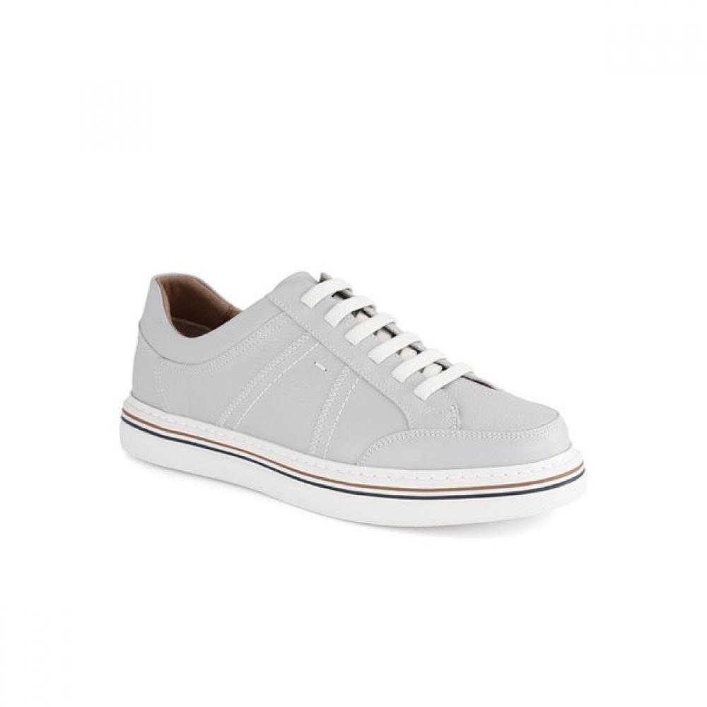 Land Rover Men S Lightweight caSual Banding Soft cuShion SneakerS lanoxS5955mf7 245/Grey