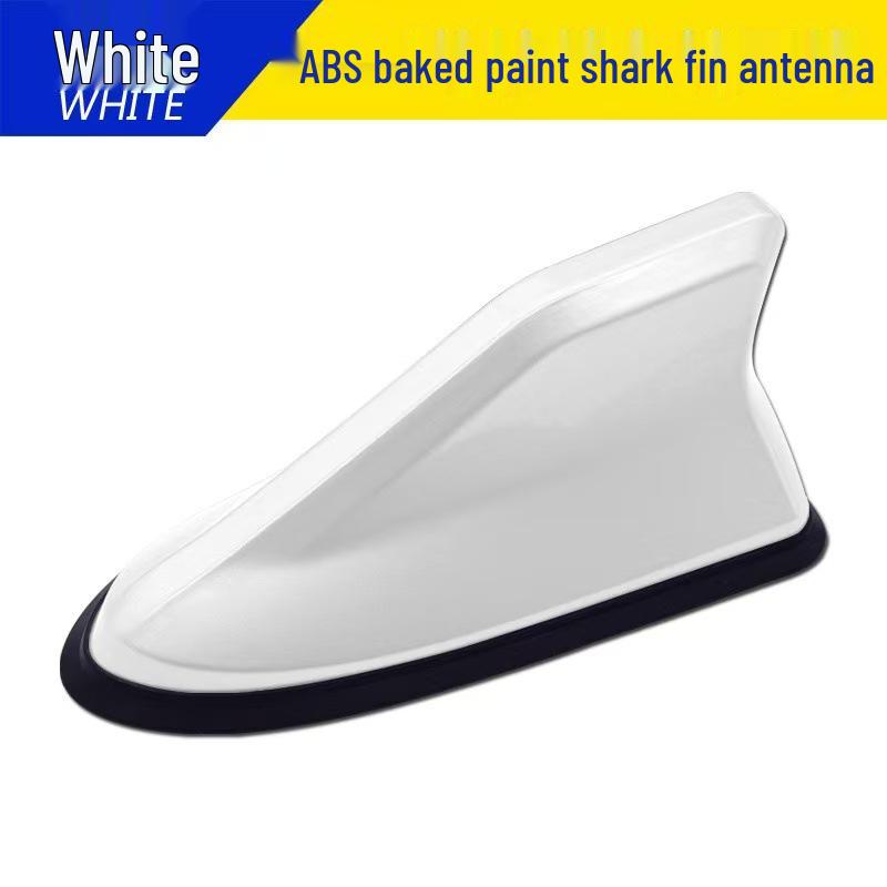 Second Gen Car Shark Fin Roof Spoiler Antenna: FM/AM Radio Signal with Rubber Base