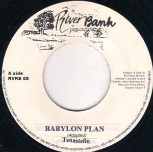 7inch Record TENASTELIN - Babylon Plan RVRS05 River Bank Reco UK Reggae, Ska & Dub Used