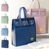 Lightweight Oxford Cloth Handbags Solid Color Student Book Shoulder Bag Canvas Tote Bags  Teenager