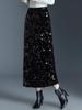 Sequined High-Waisted Slit Pencil Skirt - Winter 2025 Collection