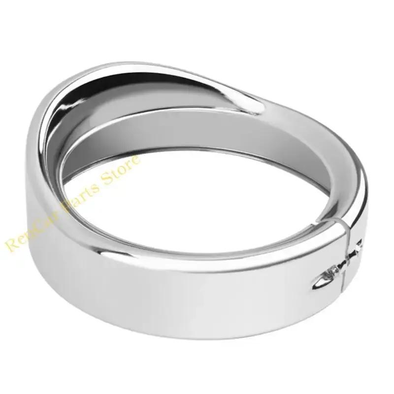 F19A 4.5'' 7" Headlight Visor Trim Rings Head Lamp Decorate Accessories Motorcycle Headlamp Frenched Rings