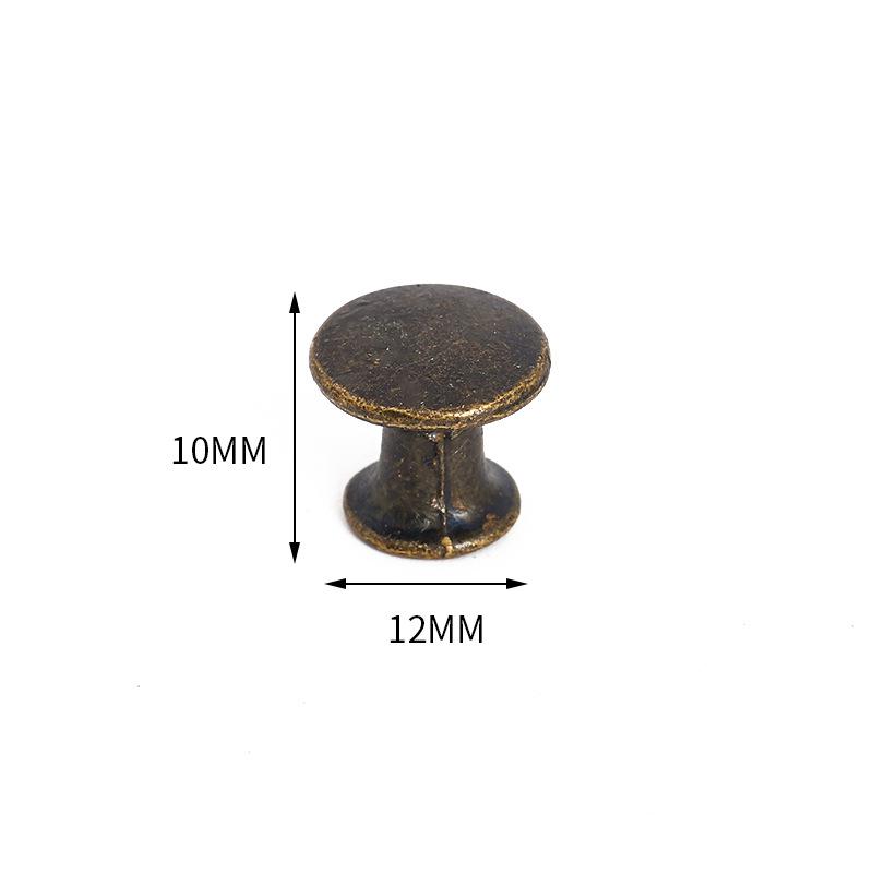 Retro Modern Zinc Alloy Round Pattern Drawer Cabinet Handles