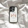 Bow Cake Bear Suitable for IPhone16/17pro Mobile Phone Case 14 Matte PC15 Cute 12 Large Holes 13