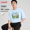 Baleno Oil Painting Cat Graphic T-Shirt