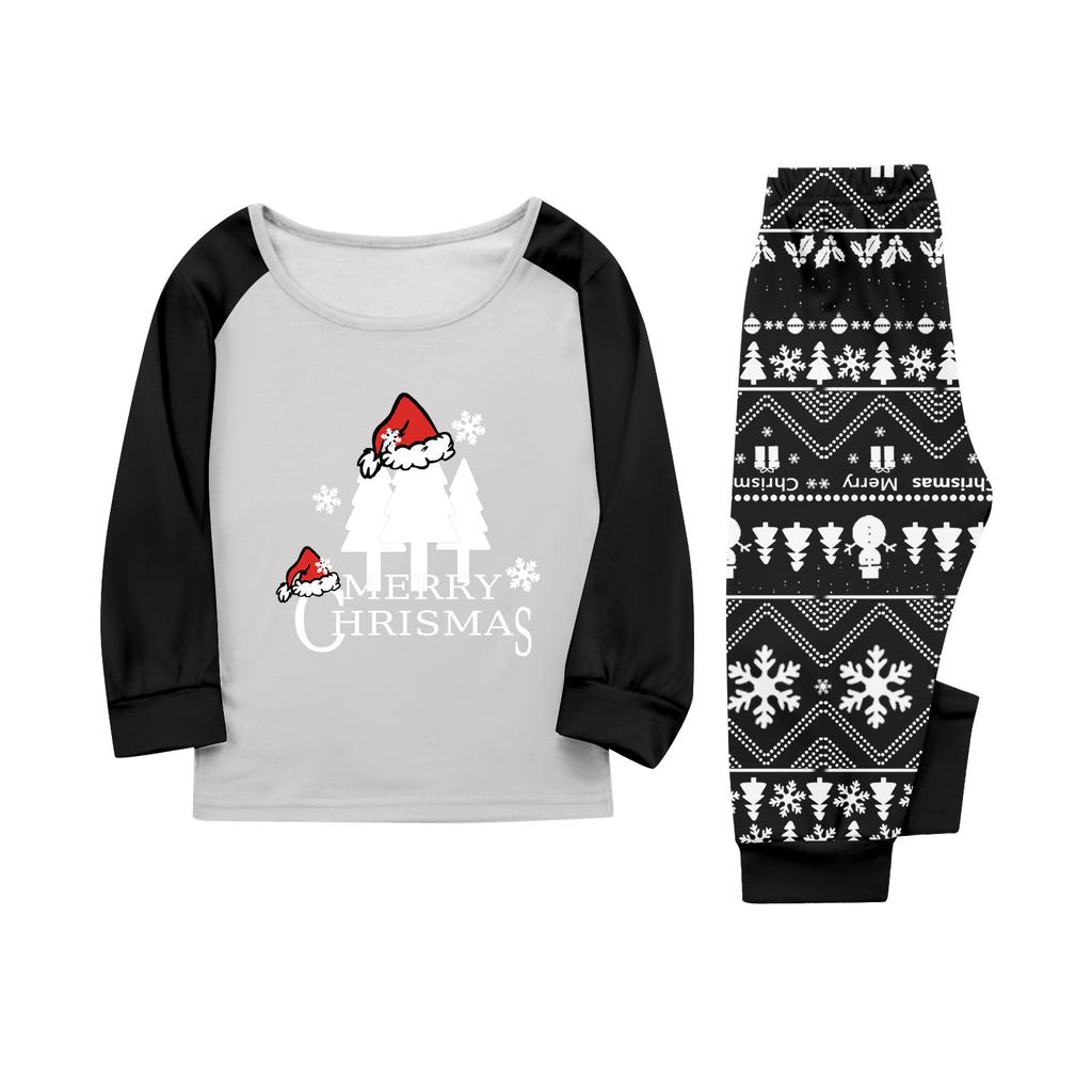 Druk Piżamy Słodki Zestaw Rodzinny, Ubrania Domowe, Zestaw Rodzinny Top z Długim Rękawem Spodnie