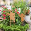 Easter Sign Lovely Rabbit Statue Tree Pot Stake Perfect for Metal Porch and Garden Sculpture Decoration