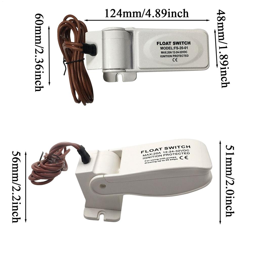 Поплавковые выключатели для трюмных насосов Погружные трюмные насосы Автоматические поплавковые выключатели для лодок Контроллеры уровня воды Аксессуары для морского применения