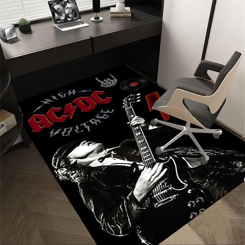 1 шт. AC/DC Высоковольтный Домашний Офис, Прочный Полиэстеровый Коврик для Пола с Легким, Офисный Декор, Городской Стиль, Нескользящая Основа, Высококачественная Ткань 60cm by 90cm