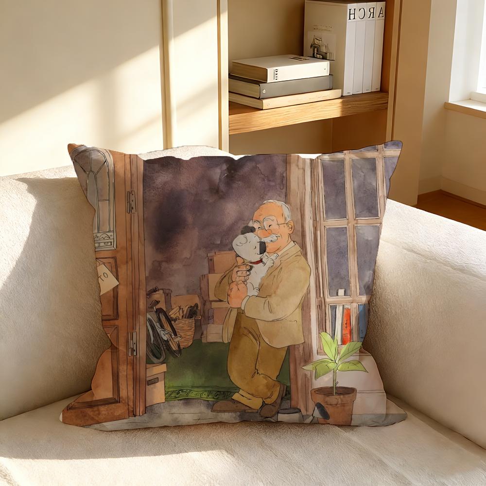 Cushion Cover Cushion Cover, Soft Washable Linen Pillowcase, Multi-Scene For Sofa, Bedroom And Office. S-Sveta Ovinnova