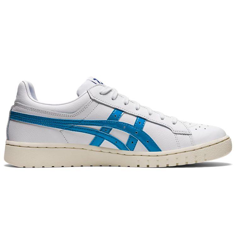 Asics Gel-Ptg Synthetic Leather Low-Top Skate Shoes Unisex Skate Shoes White Blue 1201A044-108