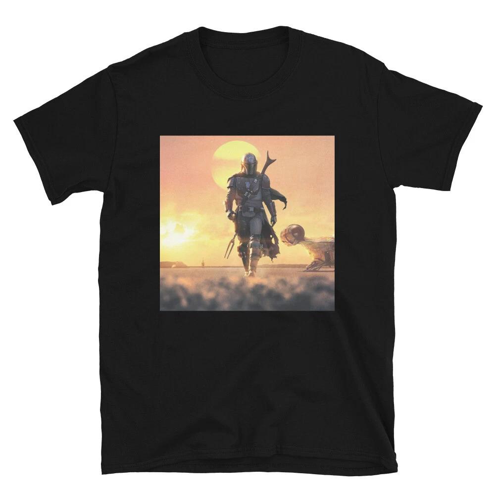mandalor star w sci fi movie awesome graphic design Short-Sleeve Unisex T-Shirt 2XL