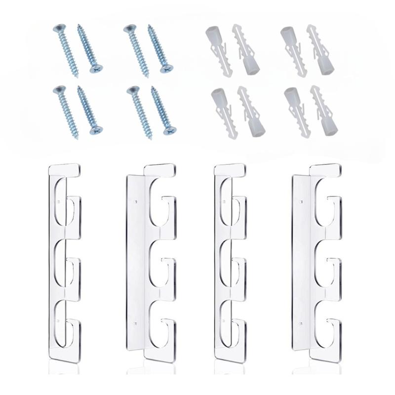 

Space Saving Fishing Pole Storage Wall Ceiling Rod Rack Holds 6 Rods Fishing Rod Holders for Wall Fishing Pole Holders прозрачный