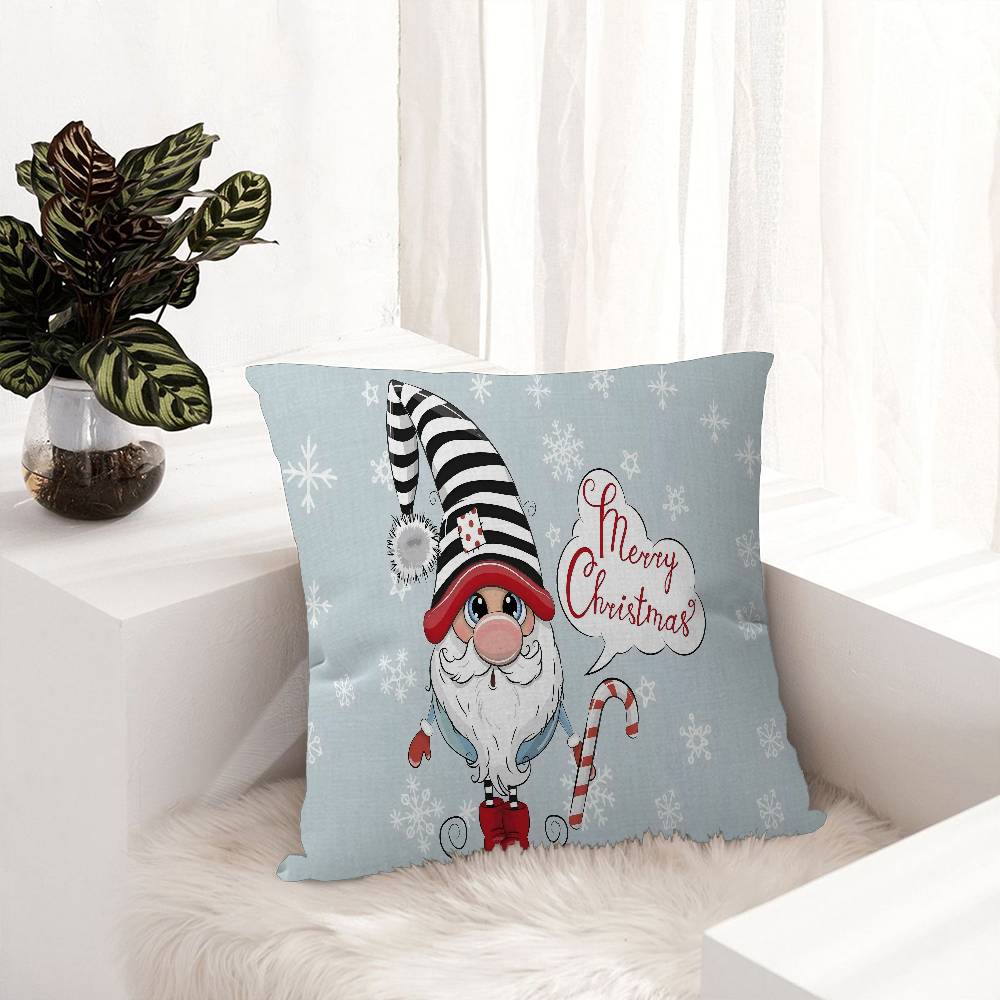 

Christmas Gnome cartoon Personalized picture text home decorative pillows Household Gifts 45x45cm 30x30 cm