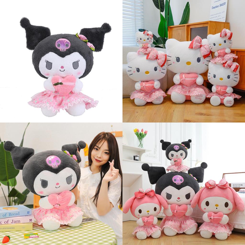 Adorable Kt Cat Plush Toy Pillow Soft Stuffed Animal Doll Perfect Gift For Birthdays