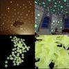 Glow In The Dark 3D Stars Wall Stickers 100Pcs Luminous Fluorescent Wall Sticker For Kids Baby Room Bedroom Ceiling Home Decor