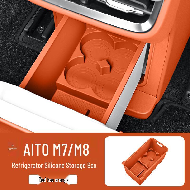 AITO M9/M8/M7 Refrigerator Silicone Mat Cup Holder Organizer Tray