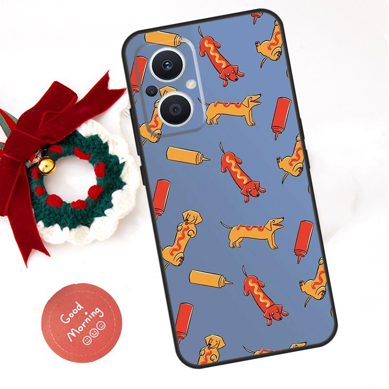 

DACHSHUND Funda For OPPO Reno 10 11 12 13 14 Pro 11F 12F 13F 14F 7 8 Lite OPPO Find X8 X6 X9 Pro Case OPPO Reno7 4G