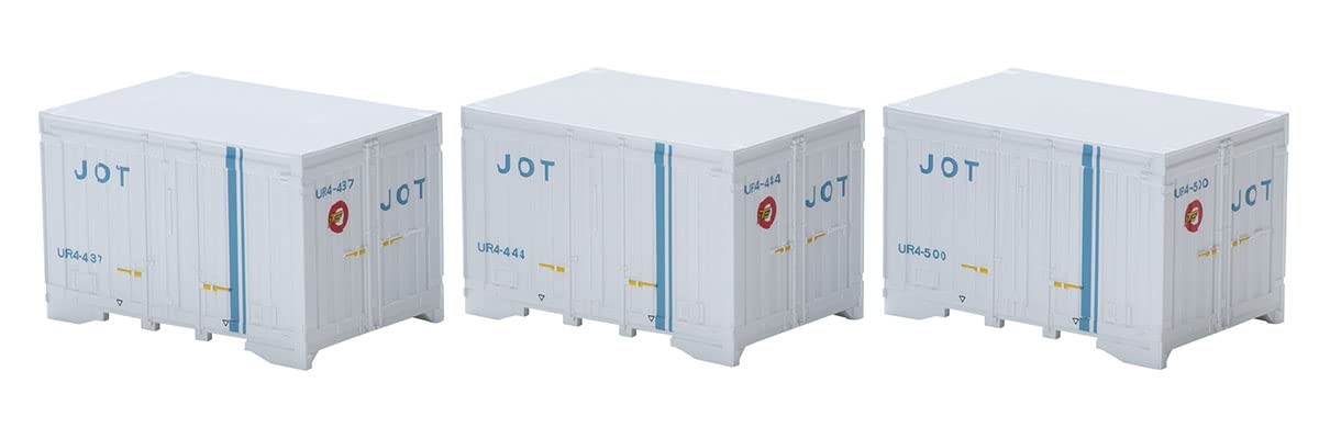 

Контейнер частного типа UR4 TOMIX HO gauge, Япония, для транспортировки нефти, 3 шт. HO3141, принадлежности для железнодорожных моделей