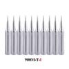 10Pcs/Lot 900M-T Series Soldering Iron Tip Set Lead Free Welding Head for Hakko 936 937 Soldering Station BGA Rework Tools