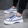Men's shoes autumn board shoes color matching literary air cushion soft sole fashion trend shoes young personality matching Wenzhou