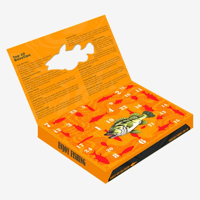 24-Piece Fishing Lure Blind Box Set - Long Casting Minnows Spinnerbaits Jigs With Lead Heads Bass Pike