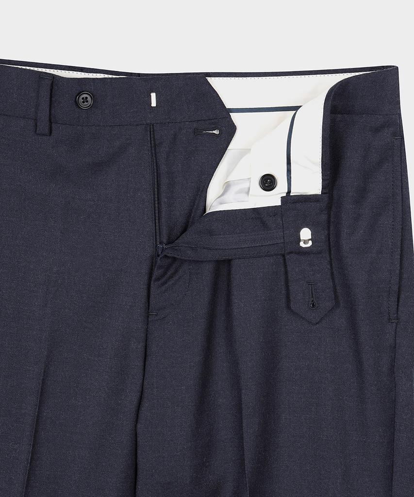 BROOKS BROTHERS Classic Fit Flannel Trousers (Navy) (Bbptmf6435Qef)